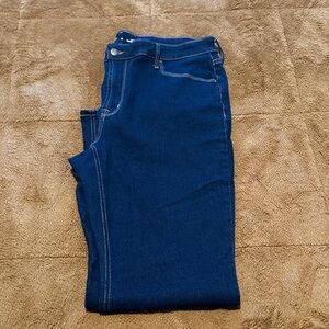 Classic Blue Old Navy Wow Flare Women's Jeans (high rise)